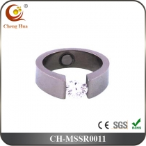 Stainless Steel & Titanium Magnetic Ring MSSR0011