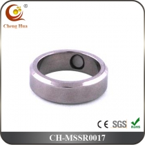 Stainless Steel & Titanium Magnetic Ring MSSR0017