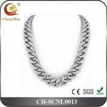 Stainless Steel & Titanium Chain Necklace SCNL0013