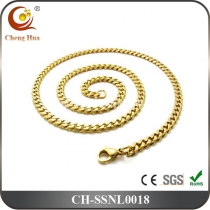 Stainless Steel & Titanium Chain Necklace SCNL0018