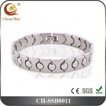 Stainless Steel & Titanium Bracelet SSB0011