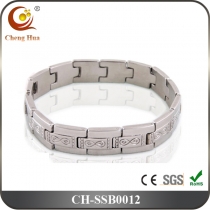 Stainless Steel & Titanium Bracelet SSB0012