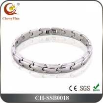 Stainless Steel & Titanium Bracelet SSB0018