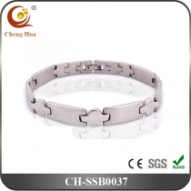 Stainless Steel & Titanium Bracelet SSB0037
