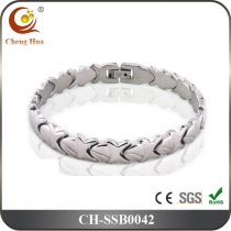 Stainless Steel & Titanium Bracelet SSB0042