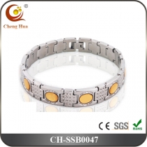 Stainless Steel & Titanium Bracelet SSB0047