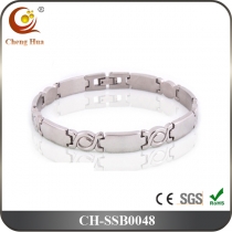 Stainless Steel & Titanium Bracelet SSB0048