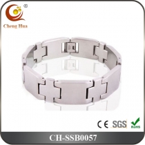 Stainless Steel & Titanium Bracelet SSB0057