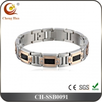 Stainless Steel & Titanium Bracelet SSB0091