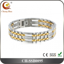 Stainless Steel & Titanium Bracelet SSB0095