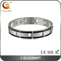 Stainless Steel & Titanium Bracelet SSB0097