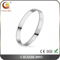 Stainless Steel & Titanium Bangle SSBL0093