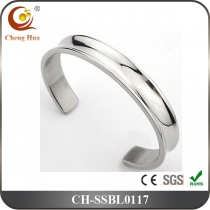 Stainless Steel & Titanium Bangle SSBL0117