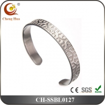 Stainless Steel & Titanium Bangle SSBL0127