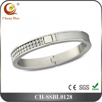 Stainless Steel & Titanium Bangle SSBL0128