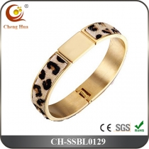 Stainless Steel & Titanium Bangle SSBL0129