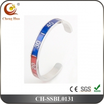 Stainless Steel & Titanium Bangle SSBL0131