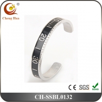 Stainless Steel & Titanium Bangle SSBL0132