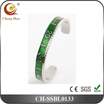 Stainless Steel & Titanium Bangle SSBL0133