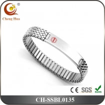 Stainless Steel & Titanium Bangle SSBL0135