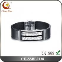 Stainless Steel & Titanium Bangle SSBL0138