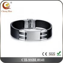 Stainless Steel & Titanium Bangle SSBL0141