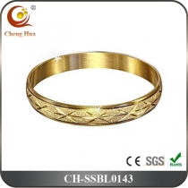 Stainless Steel & Titanium Bangle SSBL0143