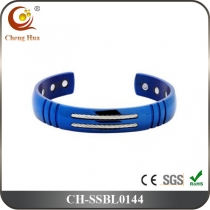 Stainless Steel & Titanium Bangle SSBL0144