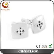 Stainless Steel & Titanium Cufflink SSCL0009