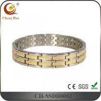 Double Line Men‘s Magnetic Bracelet SSDB0002