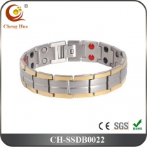Double Line Men‘s Magnetic Bracelet SSDB0022