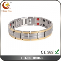 Double Line Men‘s Magnetic Bracelet SSDB0022