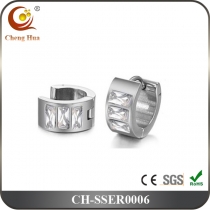 Stainless Steel & Titanium Earring SSER0006