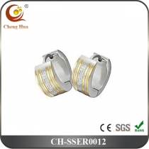 Stainless Steel & Titanium Earring SSER0012