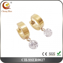 Stainless Steel & Titanium Earring SSER0027