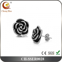 Stainless Steel & Titanium Earring SSER0028