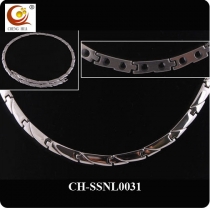Stainless Steel & Titanium Magnetic Necklace SSNL0031