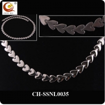 Stainless Steel & Titanium Magnetic Necklace SSNL0035