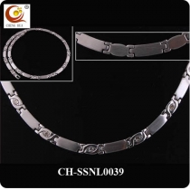 Stainless Steel & Titanium Magnetic Necklace SSNL0039