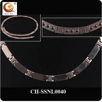 Stainless Steel & Titanium Magnetic Necklace SSNL0040