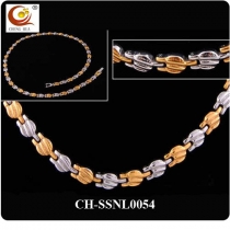 Stainless Steel & Titanium Magnetic Necklace SSNL0054