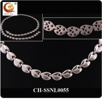 Stainless Steel & Titanium Magnetic Necklace SSNL0055
