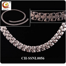 Stainless Steel & Titanium Magnetic Necklace SSNL0056