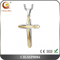 Stainless Steel & Titanium Pendant SSP0084