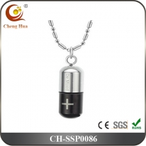 Stainless Steel & Titanium Pendant SSP0086