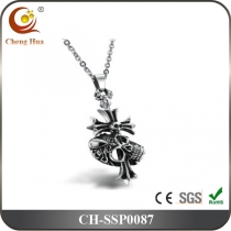 Stainless Steel & Titanium Pendant SSP0087