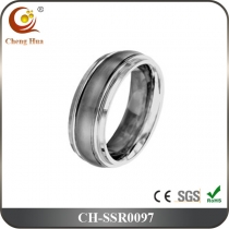Stainless Steel & Titanium Ring SSR0097