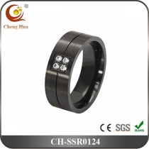 Stainless Steel & Titanium Ring SSR0124