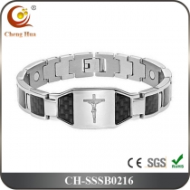 Single Line Mens Magnetic Bracelet SSSB0216